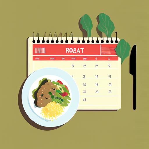 Calendar with one day marked for a Greek meal