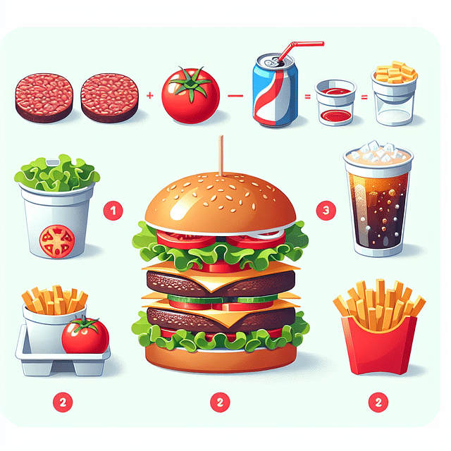 balanced fast food meal