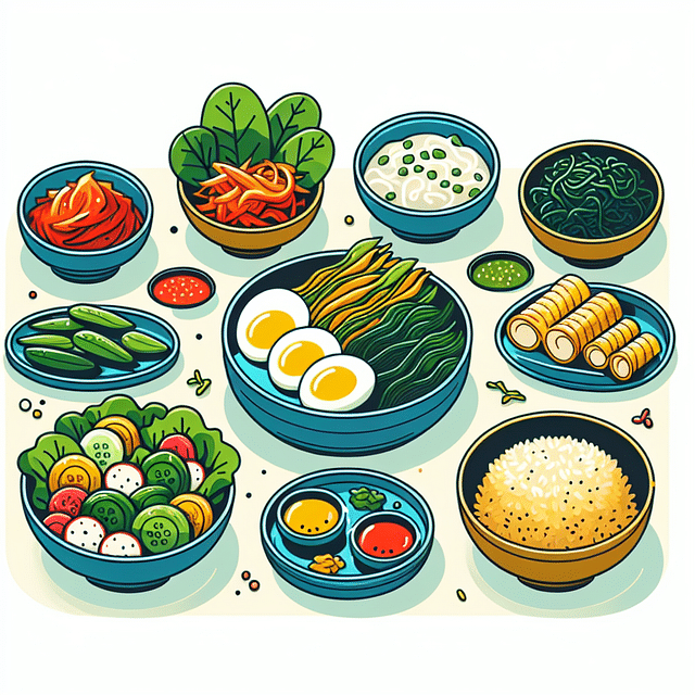 healthy Korean BBQ side dishes