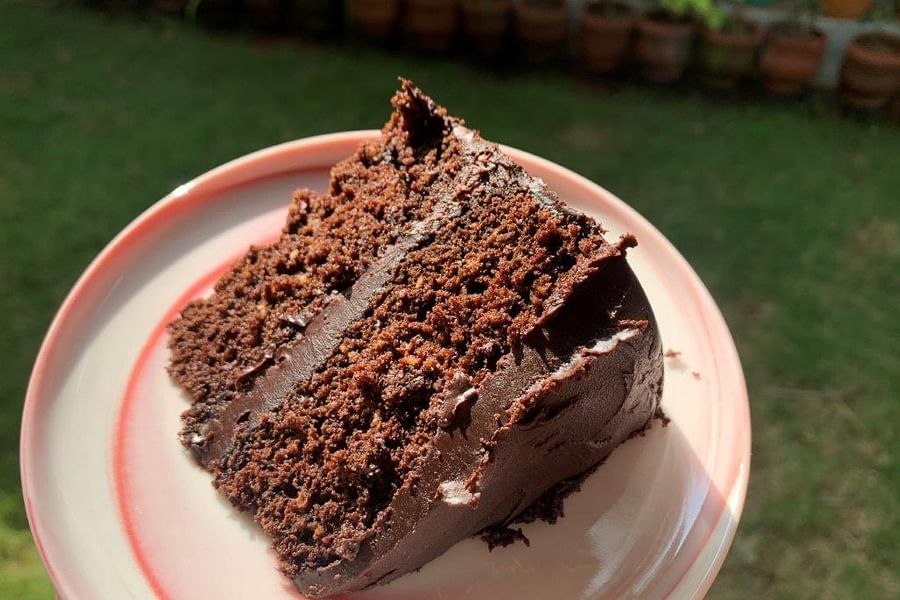 Devil's Food Cake slice