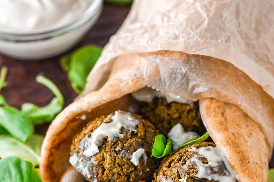 Grilled Falafel Wrap