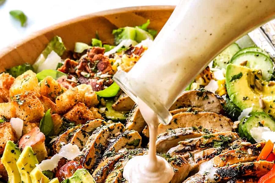 Healthy Chicken Caesar Pita