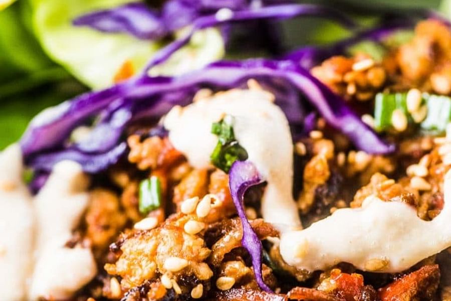 Thai Lettuce Wraps Healthy