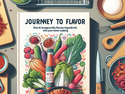 Journey to Flavor: How to Incorporate Healthy Korean Ingredients into Your Home Cooking