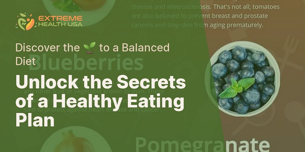 What are the key components of a healthy eating plan?